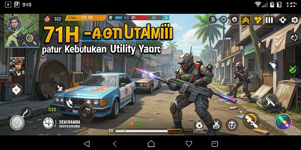 Tampilan antarmuka aplikasi 71H yang sederhana dan efektif untuk kebutuhan Utility.