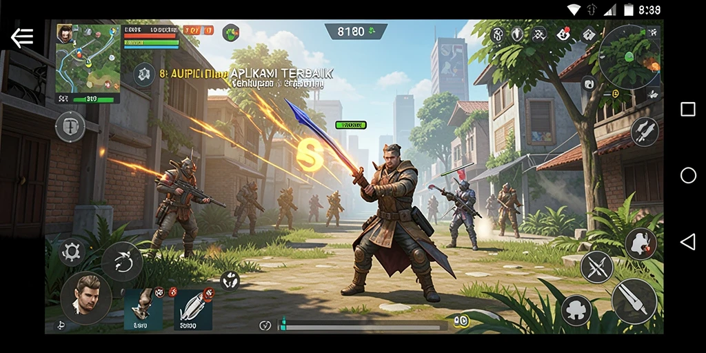 Screenshot utama 8180 menampilkan fitur pengelolaan tugas yang efisien.