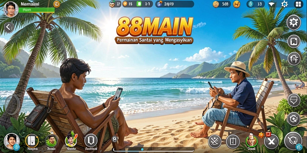 Tampilan gameplay <strong>88MAIN</strong> yang seru dan penuh warna.