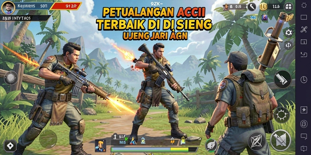 Tangkapan layar dari gameplay seru 9ZK yang penuh aksi.