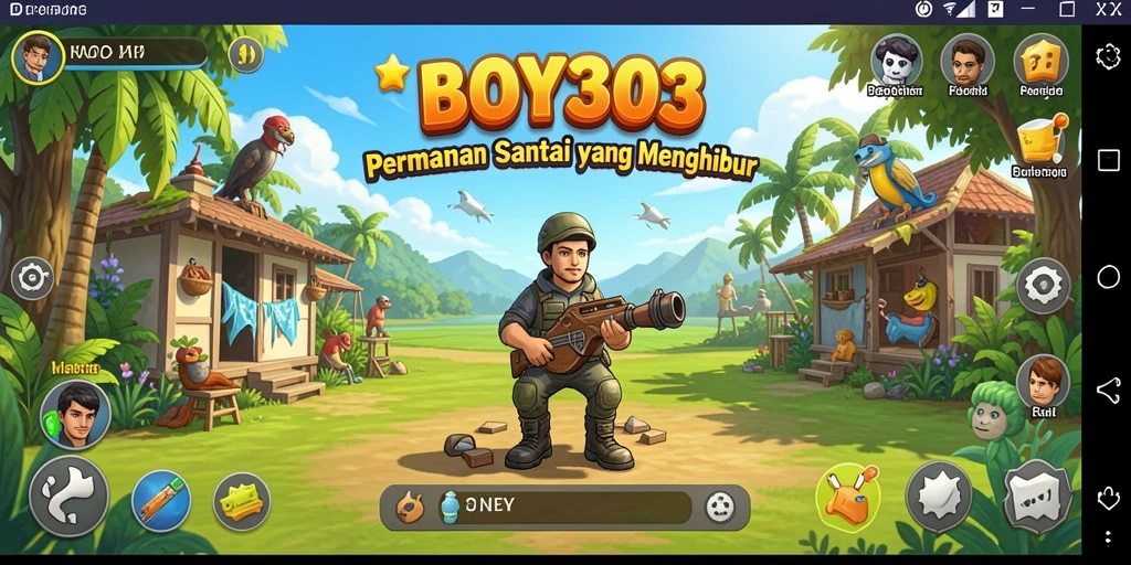 Tampilan gameplay BOY303 yang ceria dan penuh tantangan.