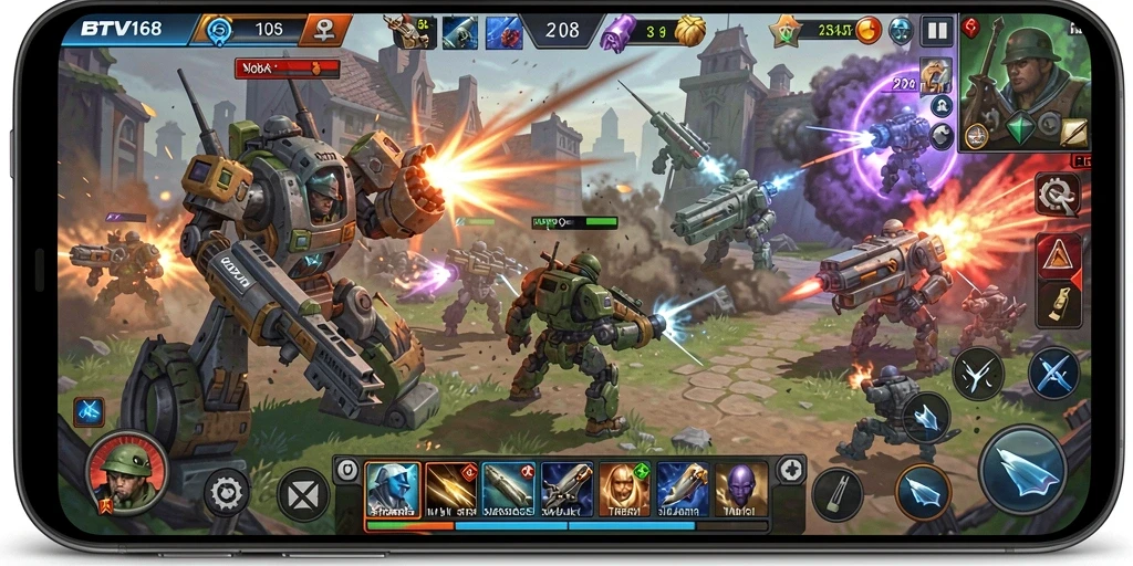 Tampilan gameplay BTV168 yang mendebarkan dan penuh strategi.