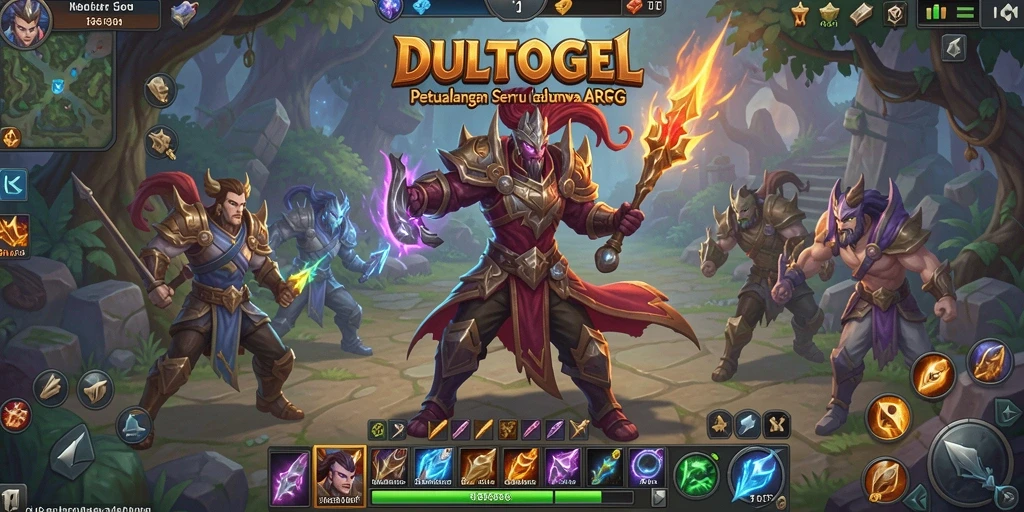 Tampilan seru dari gameplay DULTOGEL dengan aksi petualangan ARPG.