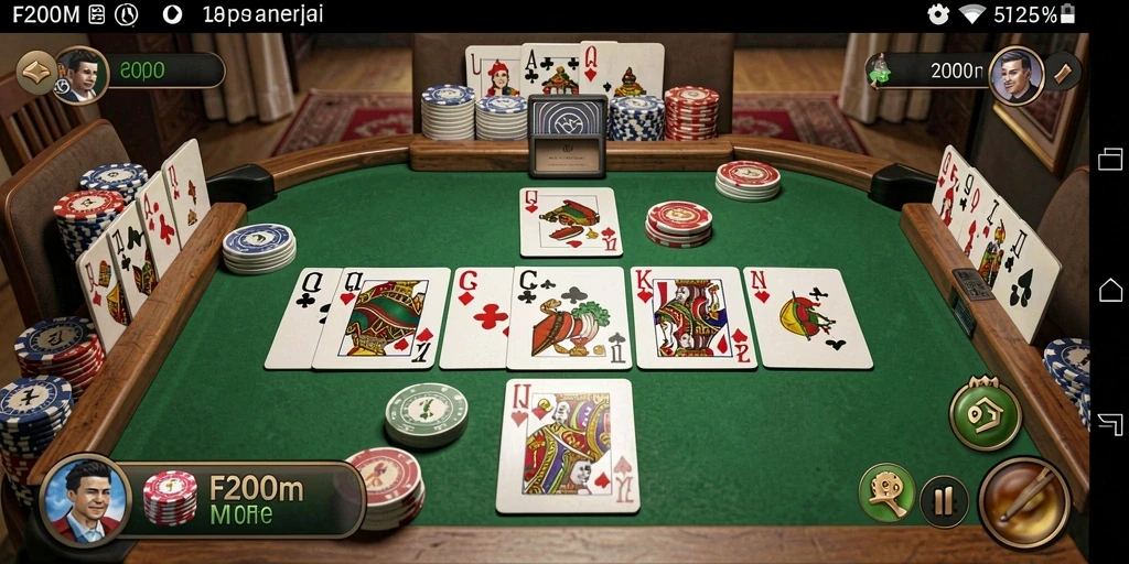 Tampilan gameplay F200M yang seru dan interaktif.