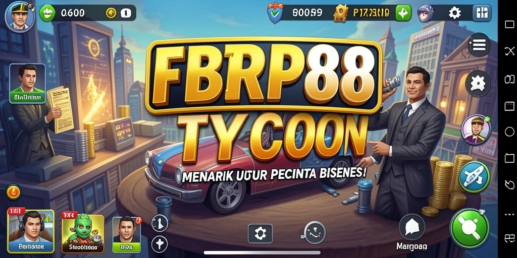 Screenshot FBRP88 menampilkan gameplay seru dan interaksi bisnis.