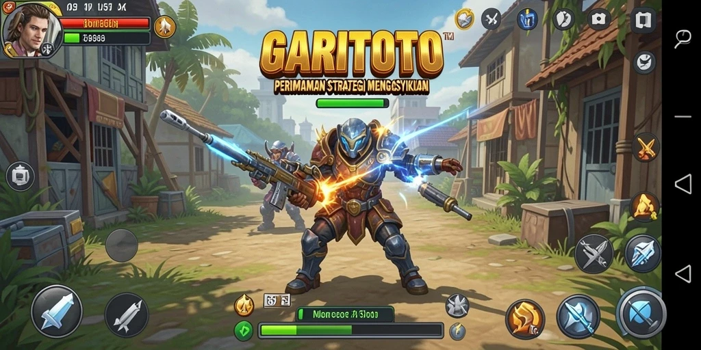 Screenshot GARITOTO menampilkan aksi strategis yang mendebarkan dalam pertempuran.