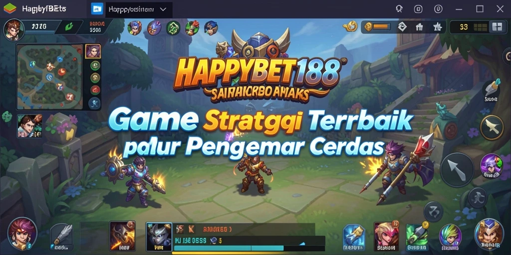 Tangkapan layar dari permainan HAPPYBET188 yang menampilkan taktik strategis.