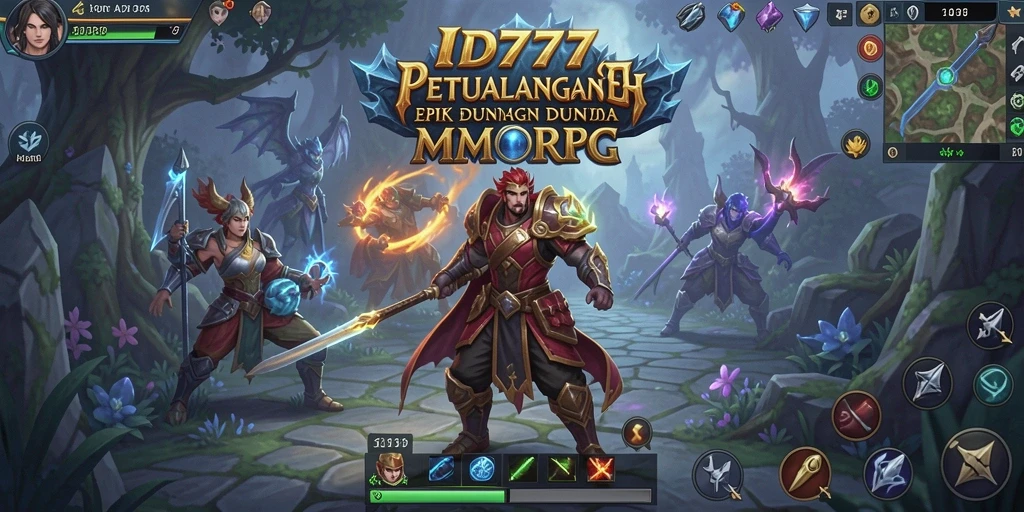 Tampilan gameplay ID777 yang memukau dalam dunia MMORPG.
