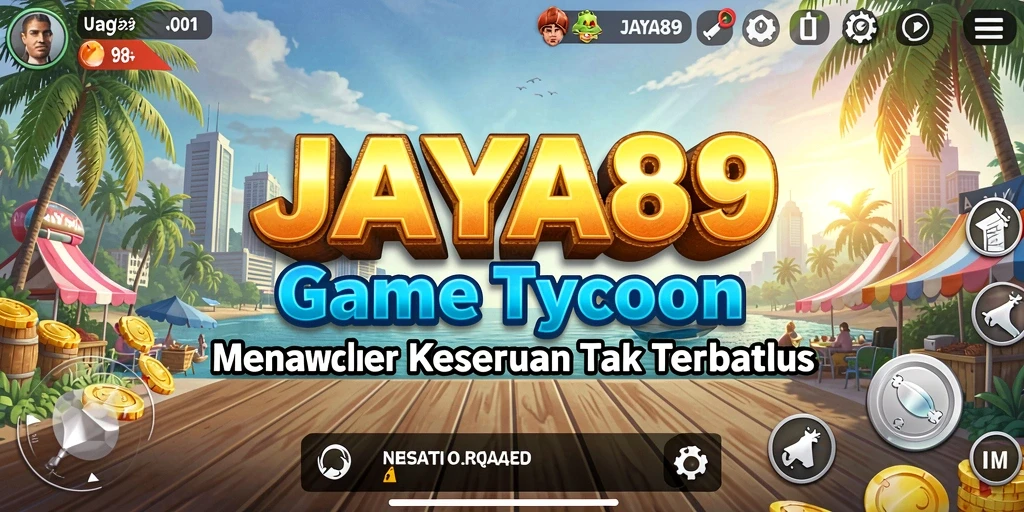 Tangkapan layar utama JAYA89 menampilkan gameplay Tycoon yang seru dan interaktif.