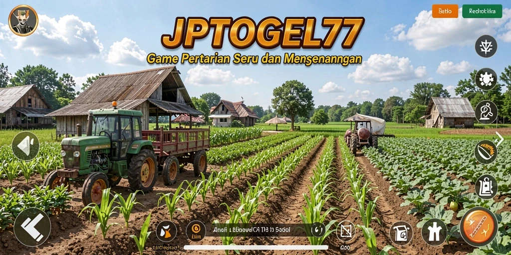 Gambar gameplay menarik dari JPTOGEL77 yang menunjukkan aktivitas bertani.