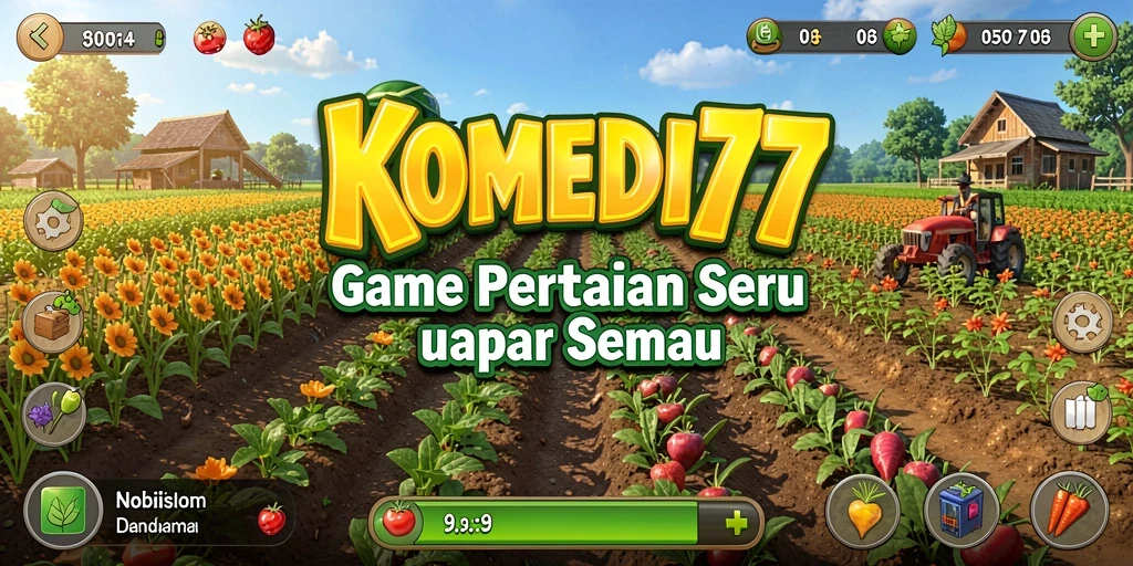 Menggambarkan gameplay seru dan interaktif di KOMEDI77.