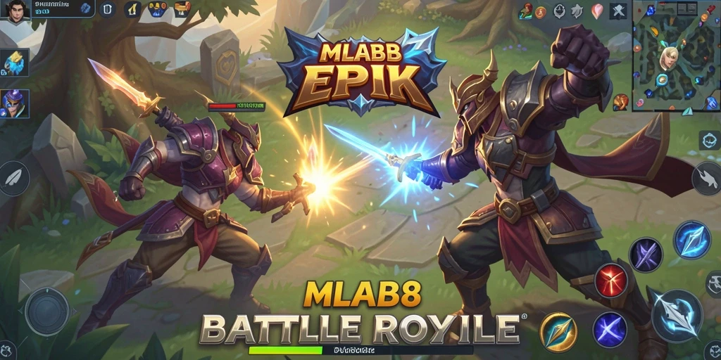Tampilan menarik gameplay Battle Royale di MLBB8 dengan aksi seru.