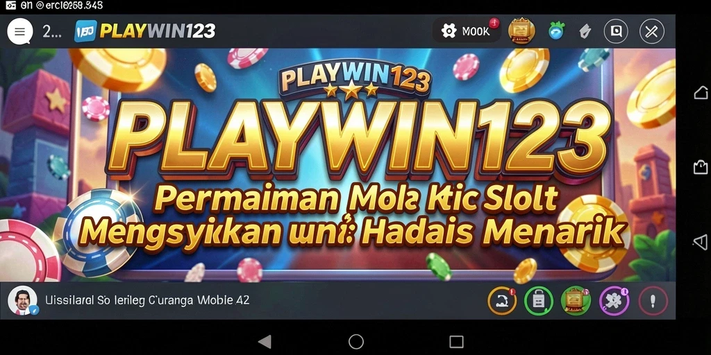 Screenshot game Slot PLAYWIN123 yang menampilkan momen kemenangan epik.