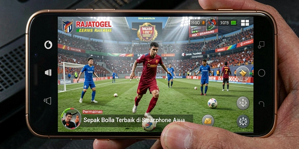 Tampilan gameplay seru dari RAJATOGEL dengan aksi sepak bola yang menegangkan.