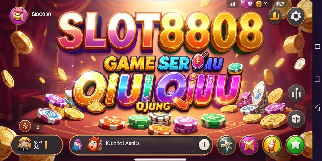 Tampilan menarik dari permainan QiuQiu SLOT8808.