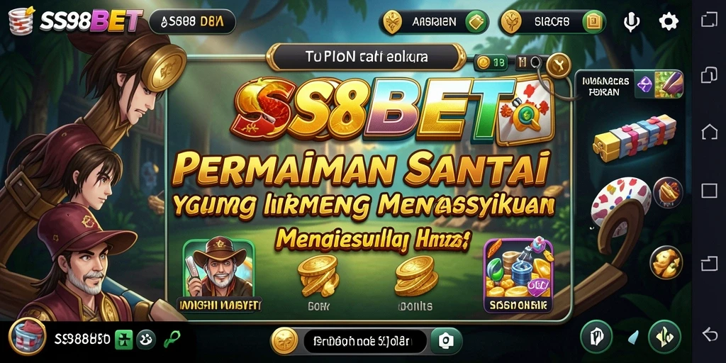 Tampilan gameplay SS88BET yang seru dan penuh warna.