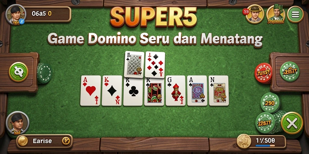 Gameplay seru dengan tampilan grafis menarik dari SUPER5.