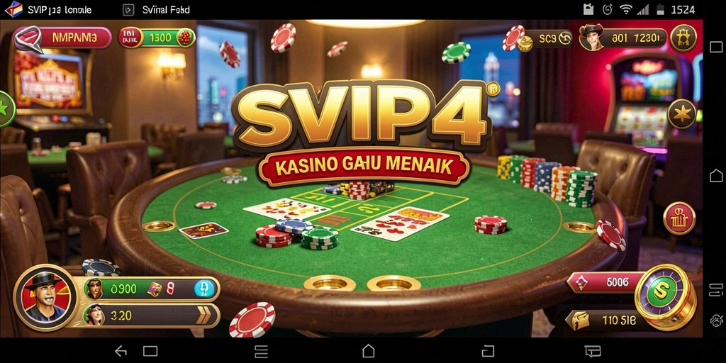Tampilan gameplay Kasino yang seru dan mendebarkan di SVIP4.