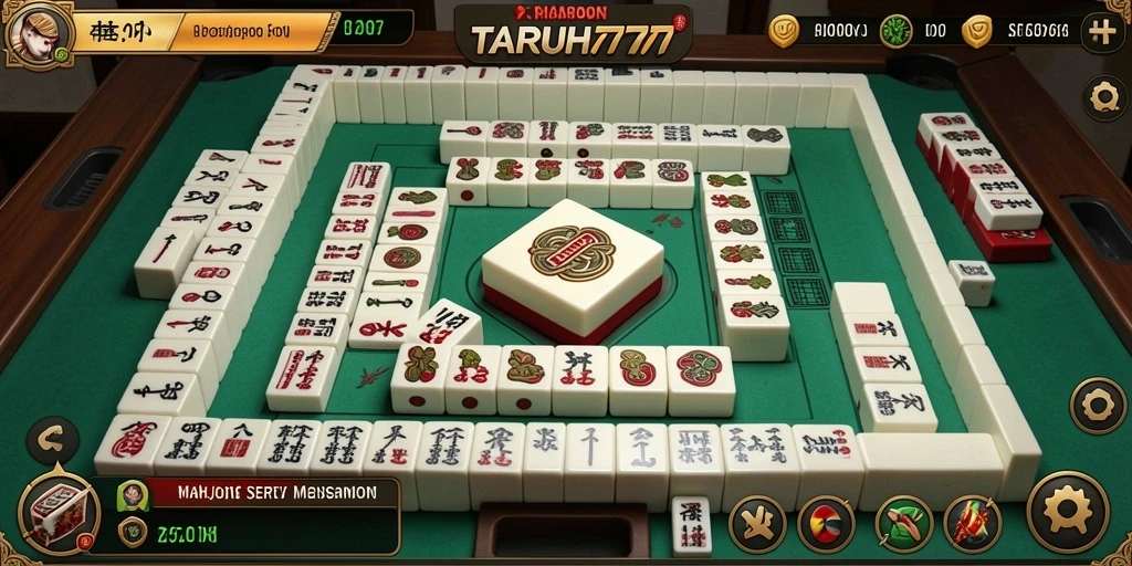 Screenshot TARUH777 menampilkan gameplay Mahjong yang menarik dan seru.