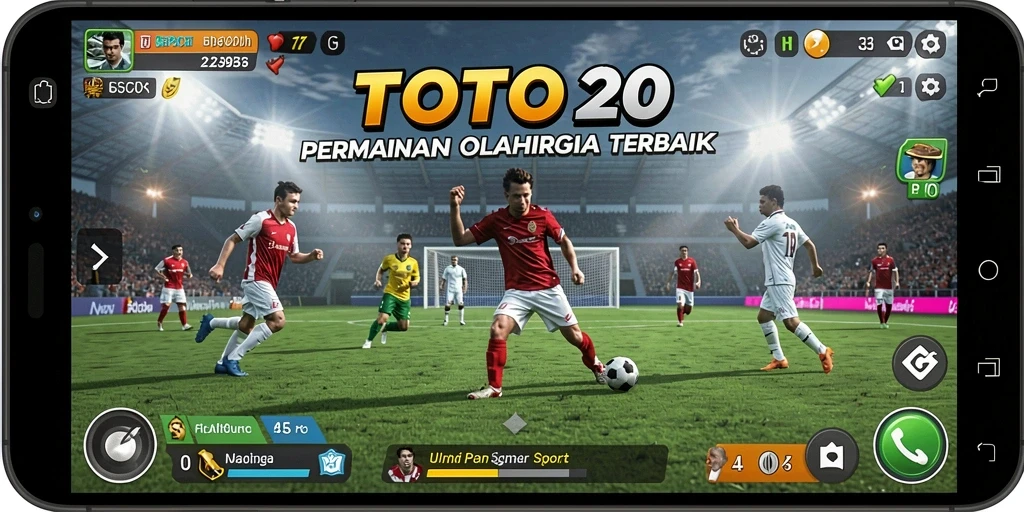 Screenshot gameplay TOTO20 yang menunjukkan aksi seru dalam olahraga.