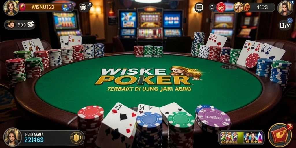 Tampilan gameplay poker yang memukau dan menarik.